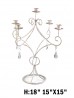 WHITE GOLD CANDLE HOLDER
